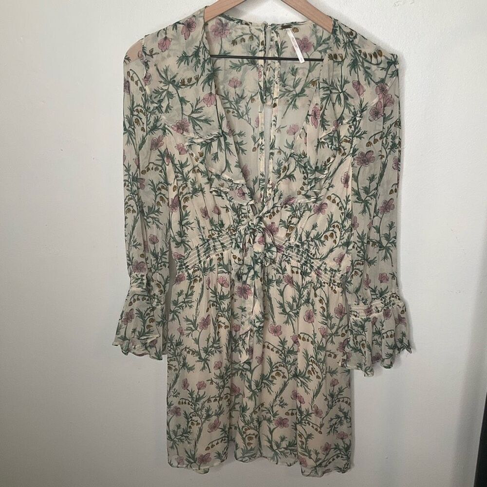 Free People Ruffle Me Up Mini Dress - Picture 2 of 8
